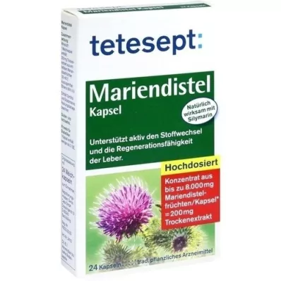 TETESEPT Capsules de chardon-Marie, 24 pc