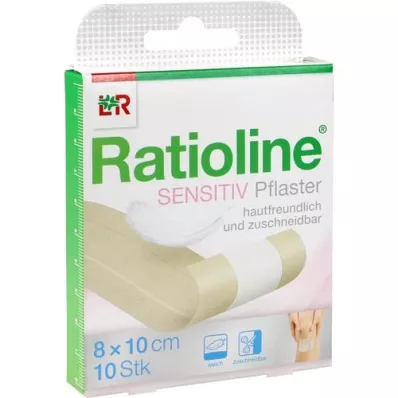 RATIOLINE pansement rapide sensible 8 cmx1 m, 1 pièce