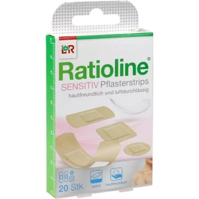 RATIOLINE bandes de plâtre sensibles en 4 tailles, 20 pièces