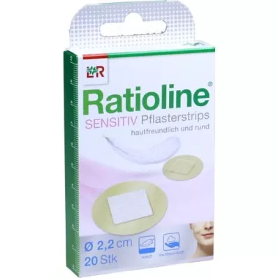 RATIOLINE bandes de plâtre sensibles rondes, 20 pièces