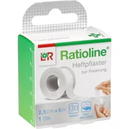 RATIOLINE pansement adhésif aigu 2,5 cmx5 m, 1 pièce
