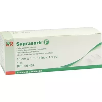 SUPRASORB F Pansement en feuille 10 cm x 1 m, rouleau discontinu, 1 pièce