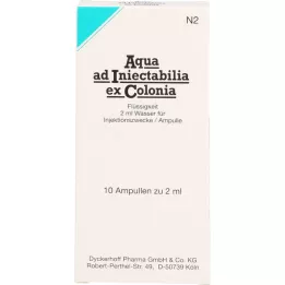 AQUA AD ampoules iniectabilia ex Colonia, 10X2 ml