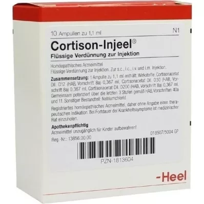 CORTISON Ampoules Injeel, 10 pc CORTISON Ampoules Injeel, 10 pc