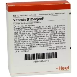 ampoulesVITAMIN B12 INJEEL , 10 unités