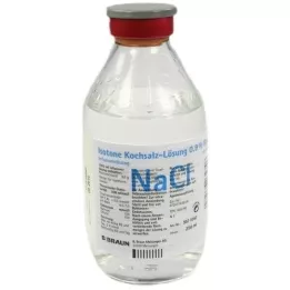 KOCHSALZLÖSUNG Flacon en verre à 0,9 %, 250 ml