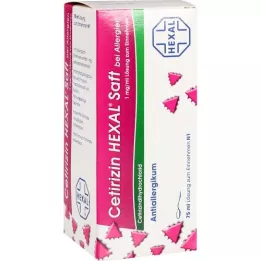 CETIRIZIN HEXAL Jus pour allergies, 75 ml