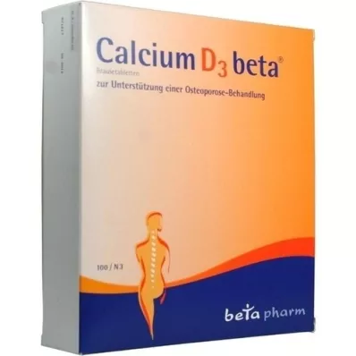 CALCIUM Comprimés effervescents D3 bêta, 100 pc