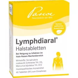 LYMPHDIARAL COMPRIMÉS POUR LA GORGE, 40 pc