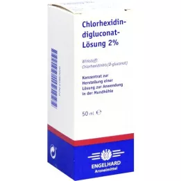 CHLORHEXIDINDIGLUCONAT Solution concentrée à 2 %, 50 ml