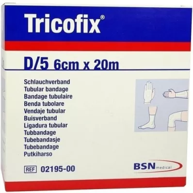 TRICOFIX Bandage tubulaire taille D 6 cmx20 m, 1 pièce TRICOFIX Bandage tubulaire taille D 6 cmx20 m, 1 pièce