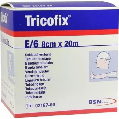 TRICOFIX Bandage tubulaire taille E 8 cmx20 m, 1 pièce