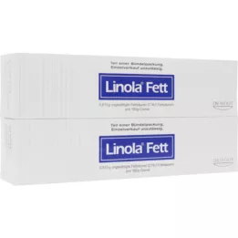 LINOLA crème grasse, 2X250 g