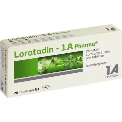 LORATADIN-Comprimés 1A Pharma, 20 pc