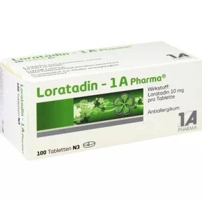 LORATADIN-Comprimés 1A Pharma, 100 pc