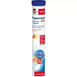 DOPPELHERZ Magnésium 400+B1+B6+B12+Acide folique BTA, 15 pc
