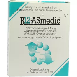 Ampoules B12 ASMEDIC , 5X1 ml