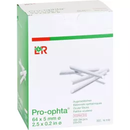 PRO-OPHTA Écouvillons oculaires stériles, 400 pièces