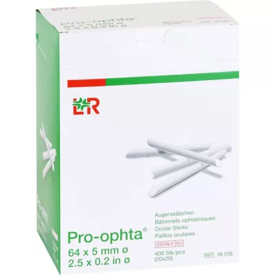 PRO-OPHTA Écouvillons oculaires stériles, 400 pièces