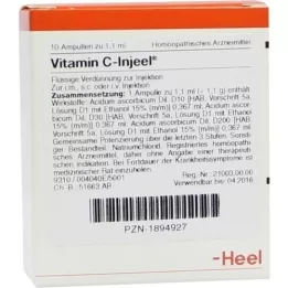 VITAMIN C INJEEL Ampoules, 10 pc