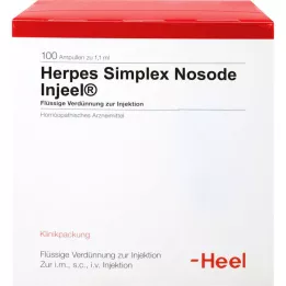HERPES SIMPLEX Ampoules Nosode Injeel, 100 pc