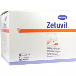 ZETUVIT Compresses aspirantes non stériles 10x20 cm, 30 pièces