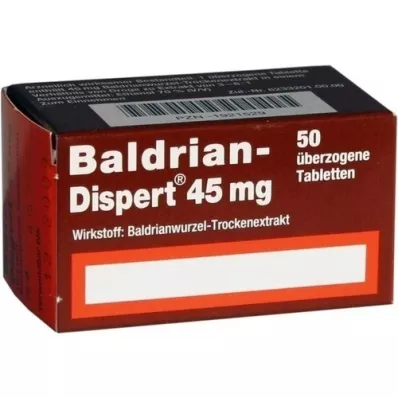 BALDRIAN DISPERT Comprimés enrobés de 45 mg, 50 pc
