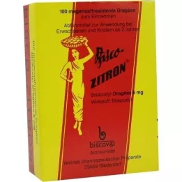 BISCO-ZITRON dragées gastro-résistantes, 100 pièces