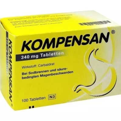 KOMPENSAN Comprimés 340 mg, 100 pc