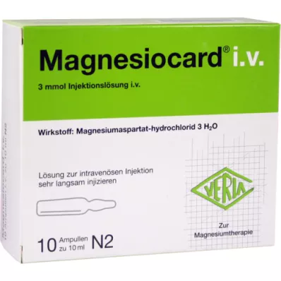 MAGNESIOCARD i.v. Solution injectable, 10X10 ml