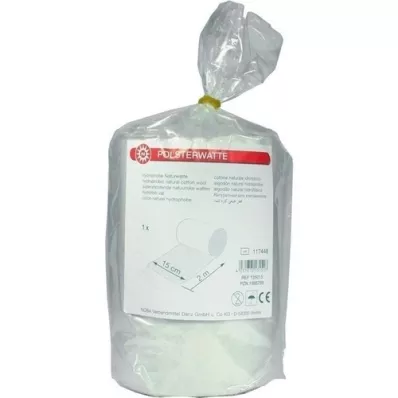 POLSTERWATTE roulé 15 cmx2 m, 1 pièce