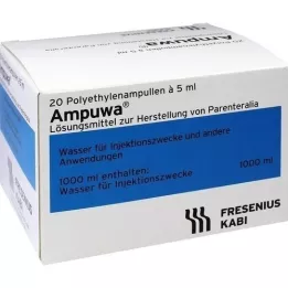 AMPUWA Ampli en plastique.Solution injectable/pour perfusion, 20X5 ml