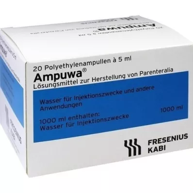 AMPUWA Ampli en plastique.Solution injectable/pour perfusion, 20X5 ml