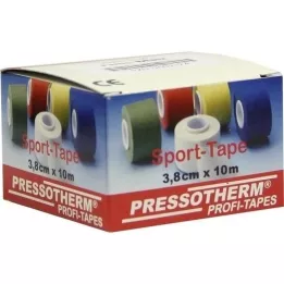 PRESSOTHERM Ruban de sport 3,8 cmx10 m bleu, 1 pièce