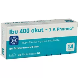 IBU 400 comprimés pelliculés Akut-1A Pharma, 10 pc