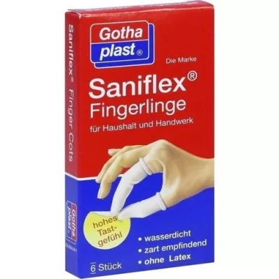 SANIFLEX Doigtiers, 6 pièces SANIFLEX Doigtiers, 6 pièces