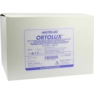 ORTOLUX Bande de verre de montre petite, 20 pc