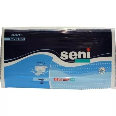 SUPER SENI Pantalons dincontinence pour adultes taille 3 L, 30 pièces