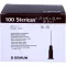 STERICAN Canules Luer-Lok 0,45x25 mm taille 18 marron, 100 pièces