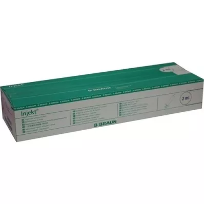 INJEKT Seringue Solo 2 ml Luer centrique PVC-gratuite, 100X2 ml INJEKT Seringue Solo 2 ml Luer centrique PVC-gratuite, 100X2 ml