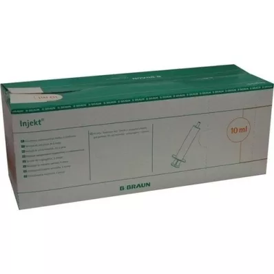 INJEKT Seringue Solo 10 ml Luer excentrique PVC-fr., 100X10 ml INJEKT Seringue Solo 10 ml Luer excentrique PVC-fr., 100X10 ml