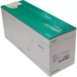 INJEKT Seringue Solo 20 ml Luer excentrique PVC-fr., 100X20 ml