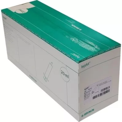 INJEKT Seringue Solo 20 ml Luer excentrique PVC-fr., 100X20 ml