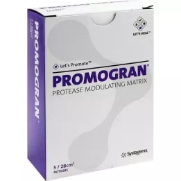 PROMOGRAN Tamponnades stériles de 28 cm², 5 pièces