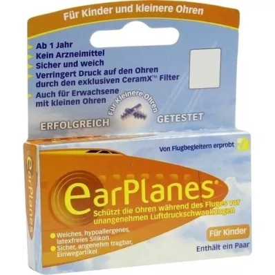EARPLANES Enfant/Enfant, 2 pc