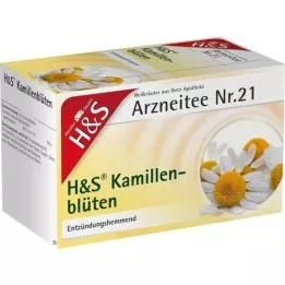 H&amp;S Sachet filtre à thé à la camomille, 20X1,5 g