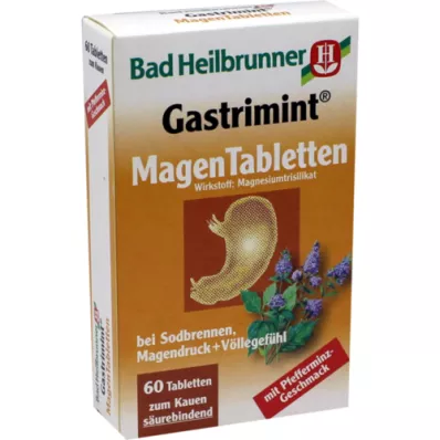 BAD HEILBRUNNER Comprimés destomac Gastrimint, 60 pc BAD HEILBRUNNER Comprimés destomac Gastrimint, 60 pc