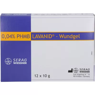 LAVANID Gel pour plaies, 12X10 g LAVANID Gel pour plaies, 12X10 g