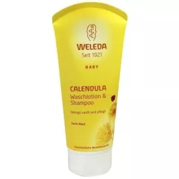 WELEDA Lotion lavante au Calendula &amp; Shampoing, 200 ml