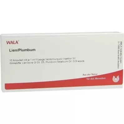LIEN/PLUMBUM Ampoules, 10X1 ml
